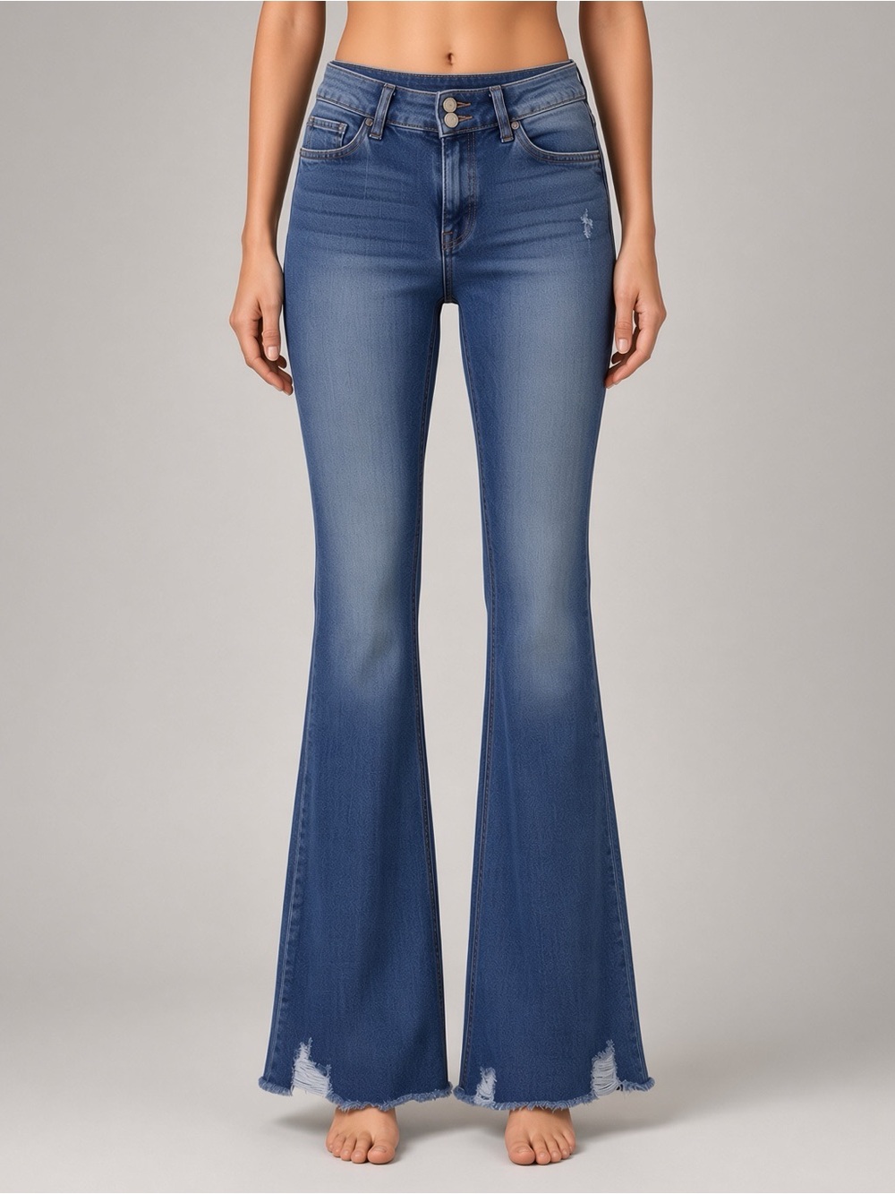 Bridge by Gly Distressed Light Wash Jeans